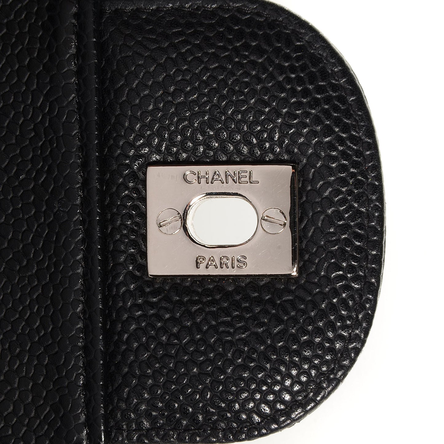Caviar Jumbo Single Flap Black