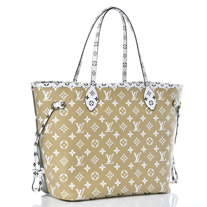 Louis Vuitton Monogram Giant Neverfull MM Kaki 3 of 9