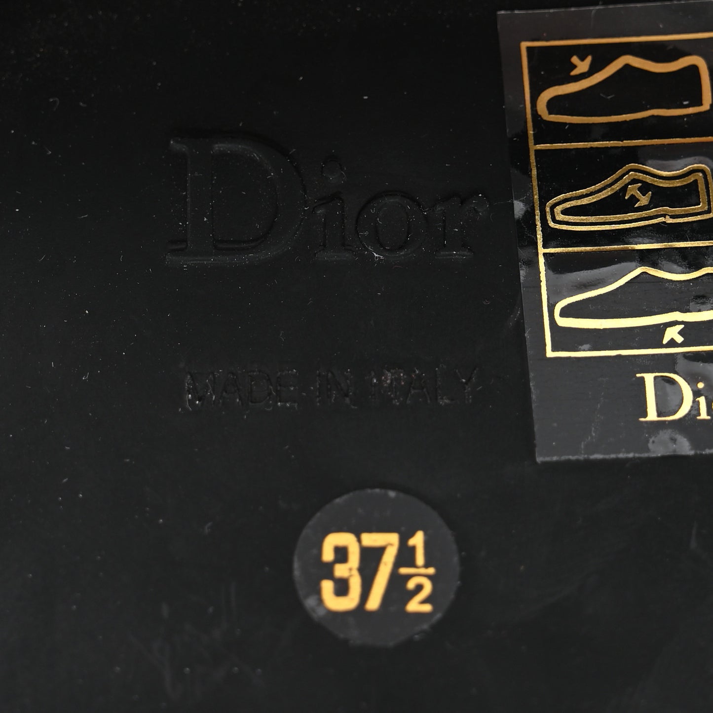 Calfskin Dior Quest 35mm Hiking Boots 37.5 Golden Saddle