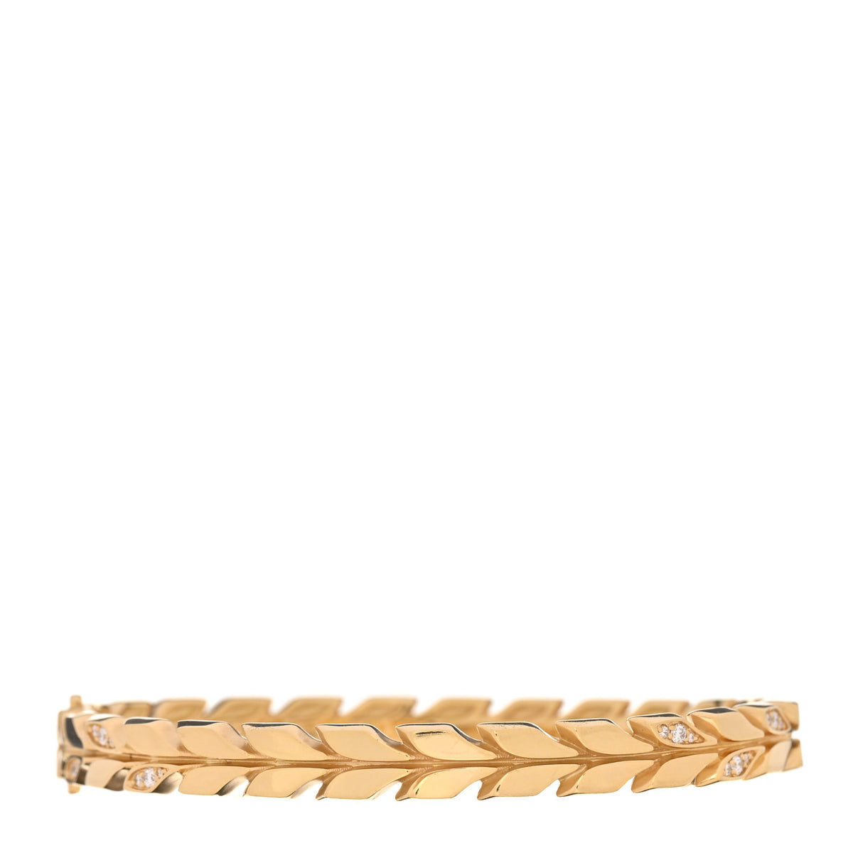 Tiffany 18K Yellow Gold Diamond Victoria Vine Bracelet 2 of 6