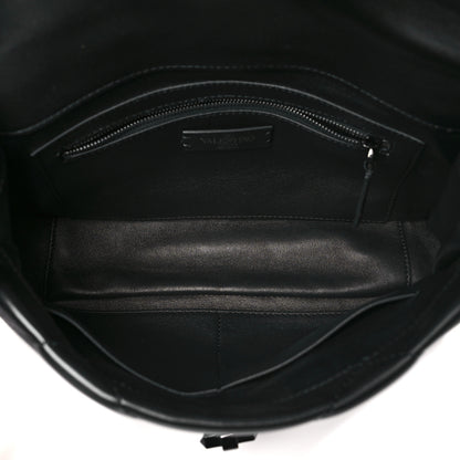 Valentino Garavani Nappa Monochrome Large Roman Stud Shoulder Bag  Black 4 of 8