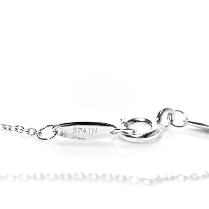 Tiffany Sterling Silver Elsa Peretti Letter S Pendant Necklace 7 of 7