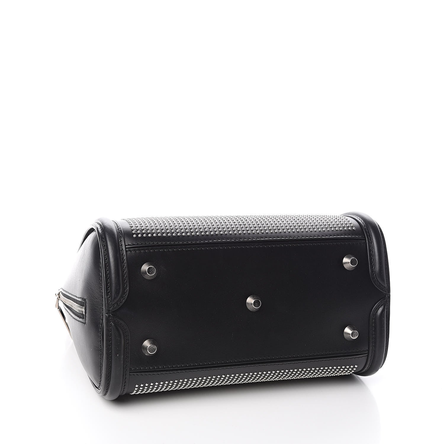 Alexander McQueen Calfskin Studded Large Heroine Black 4 of 9