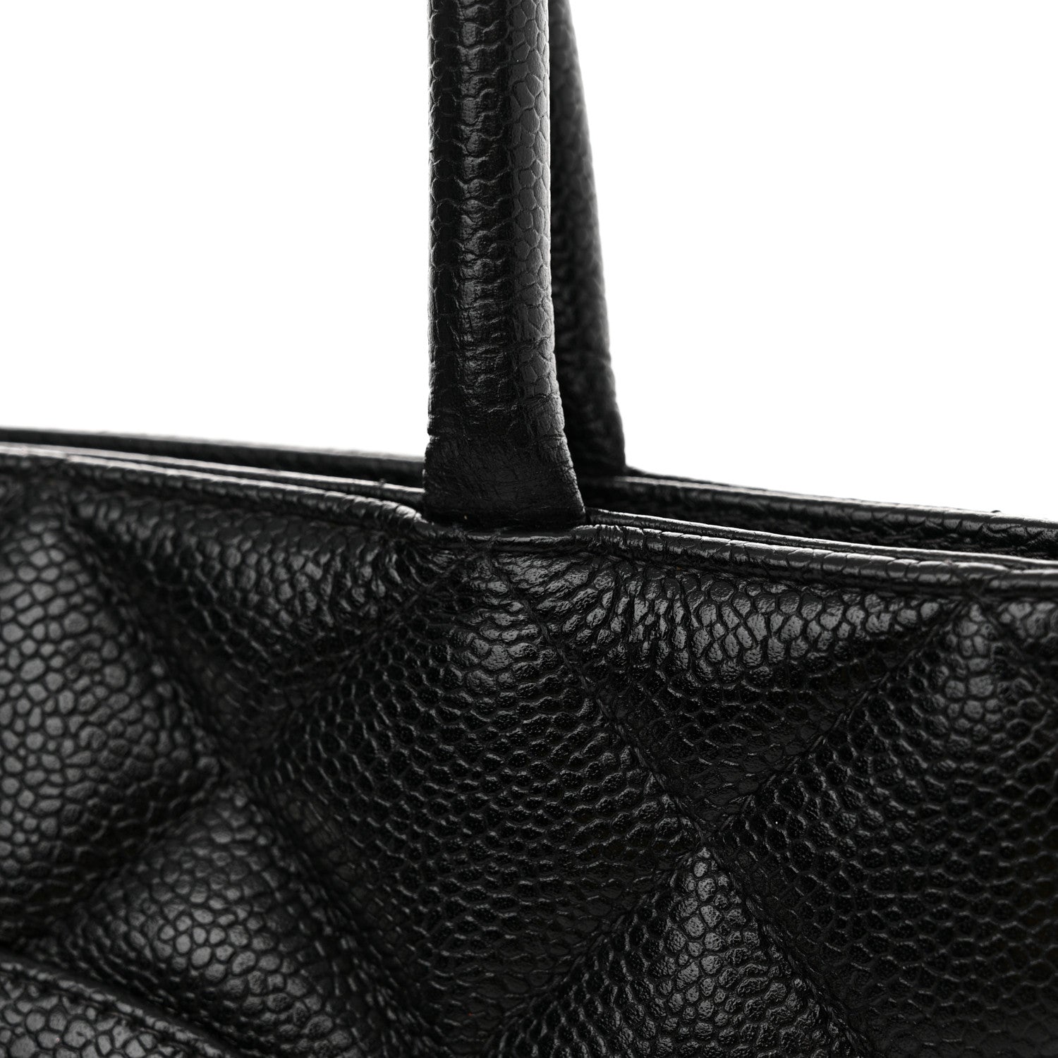 Chanel Caviar Quilted Medallion Tote Black 15 of 20