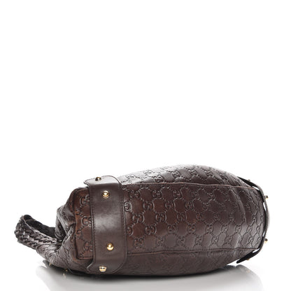 Gucci Guccissima Small Pelham Shoulder Bag Chocolate 4 of 9