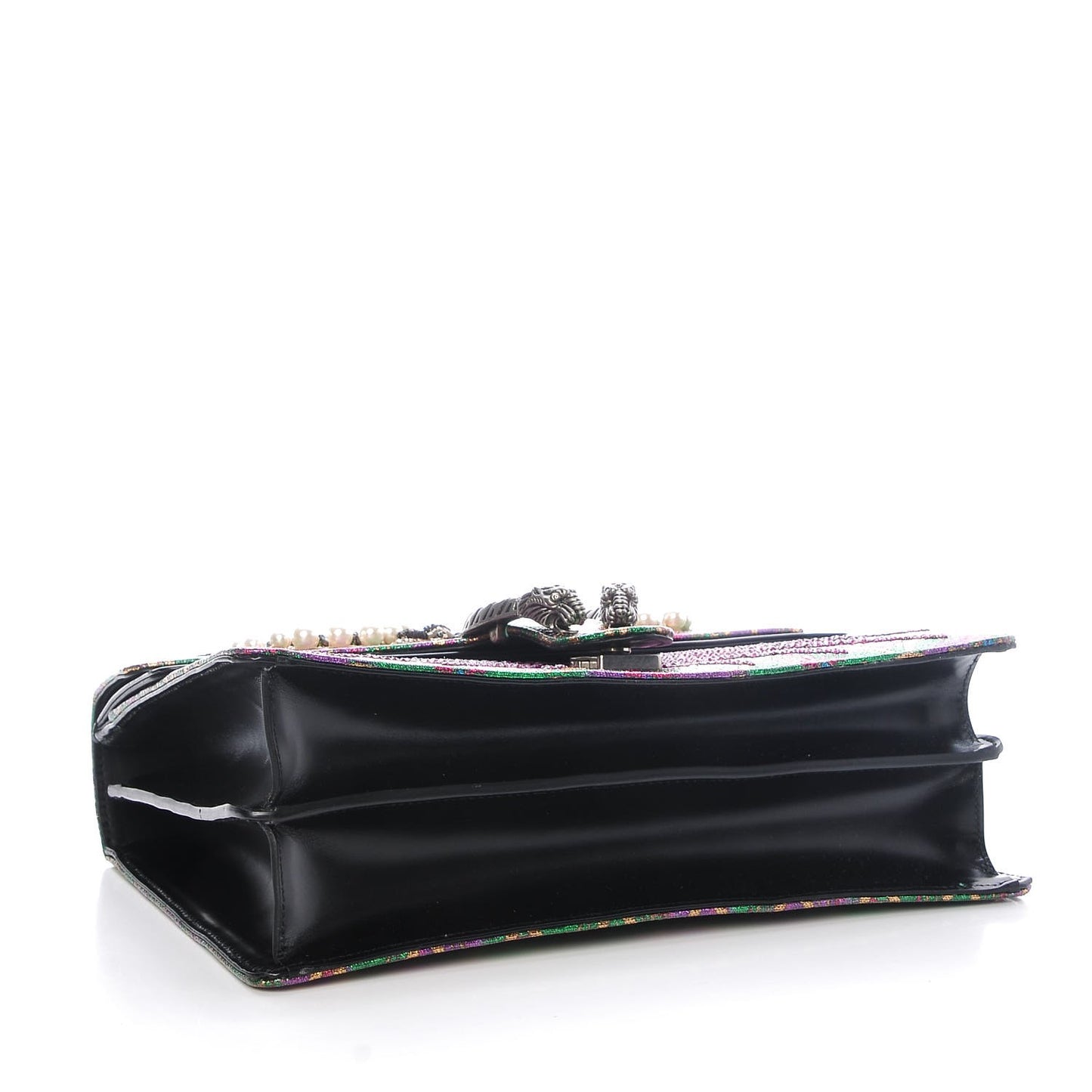 Brocade Crystal Embellished Medium Dionysus Shoulder Bag Multi