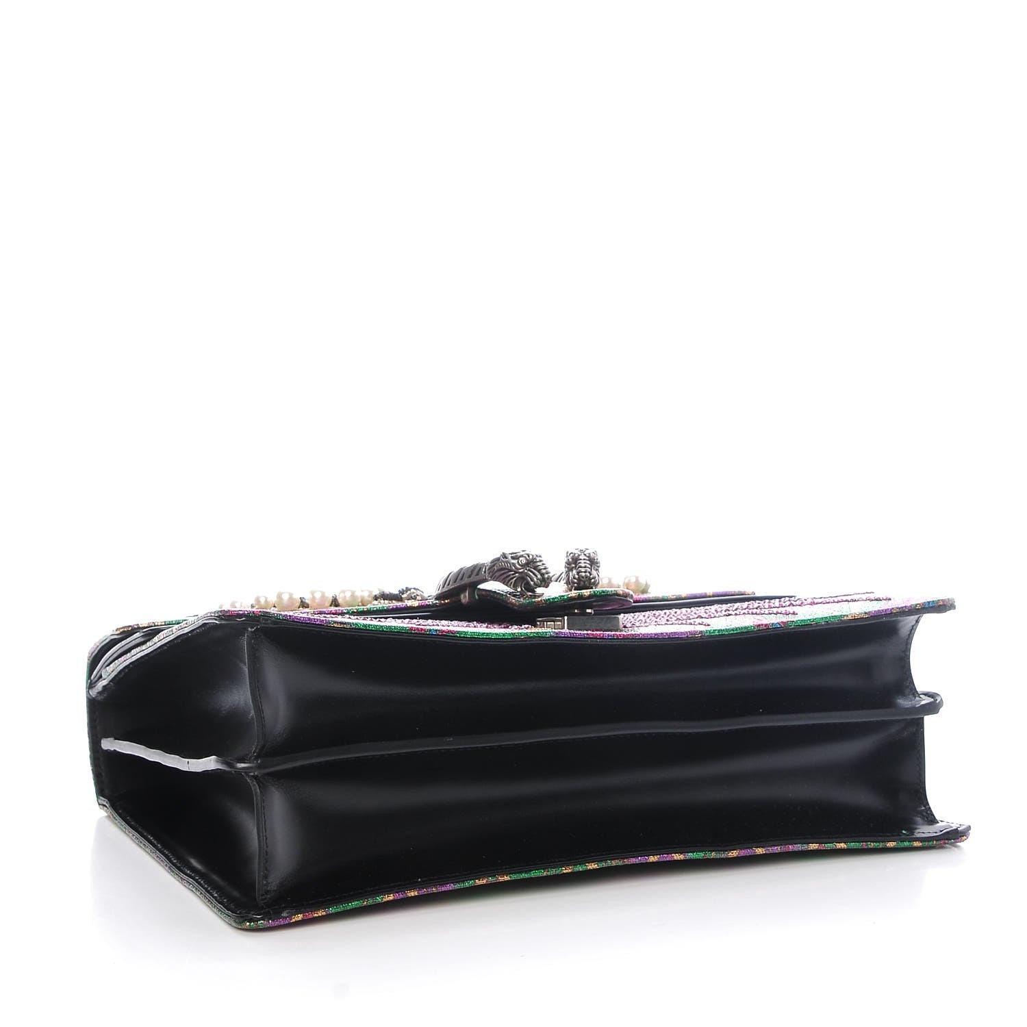 Gucci Brocade Crystal Embellished Medium Dionysus Shoulder Bag Multi 4 of 8