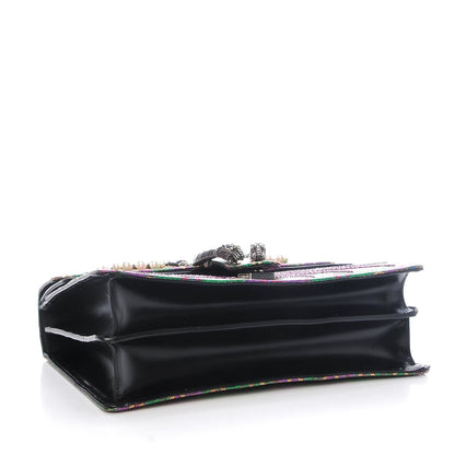 Gucci Brocade Crystal Embellished Medium Dionysus Shoulder Bag Multi 4 of 8