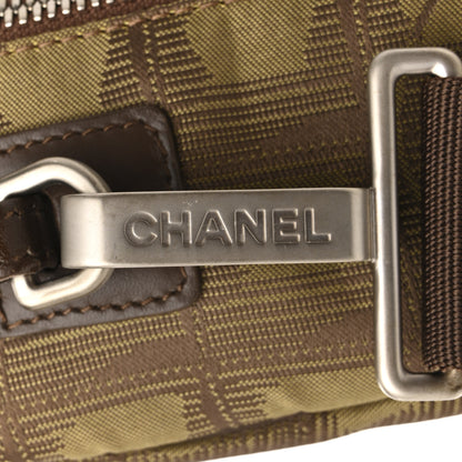 Chanel Nylon Travel Laptop Briefcase Khaki 12 of 16