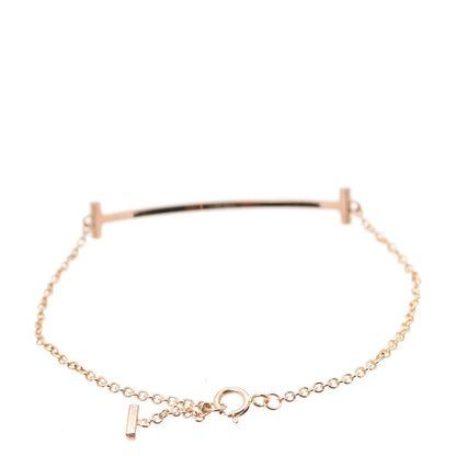 Tiffany 18K Rose Gold T Smile Bracelet 3 of 5