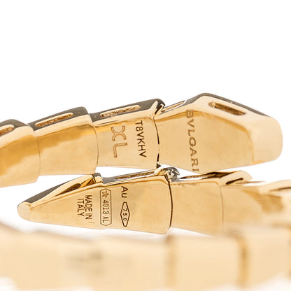 Bulgari 18K Yellow Gold Serpenti Viper Ring XL 3 of 4