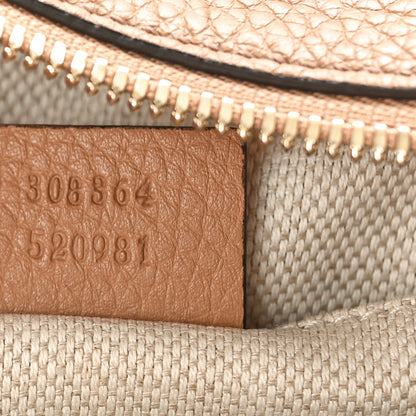 Gucci Pebbled Calfskin Small Soho Disco Bag Camelia 6 of 9