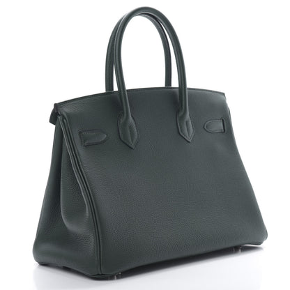 Hermes Togo Birkin 30 Vert Cypress 3 of 11