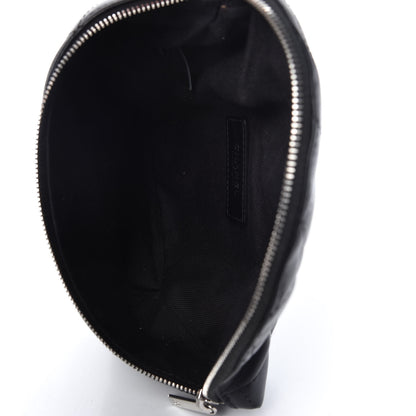 Chanel Grained Calfskin Quilted Waist Belt Bag Black 5 of 11