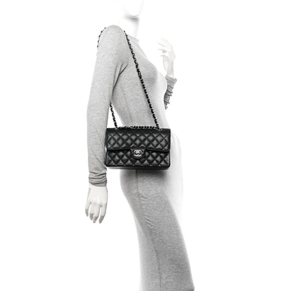 Chanel Caviar Quilted Small Double Flap Black 2 of 11