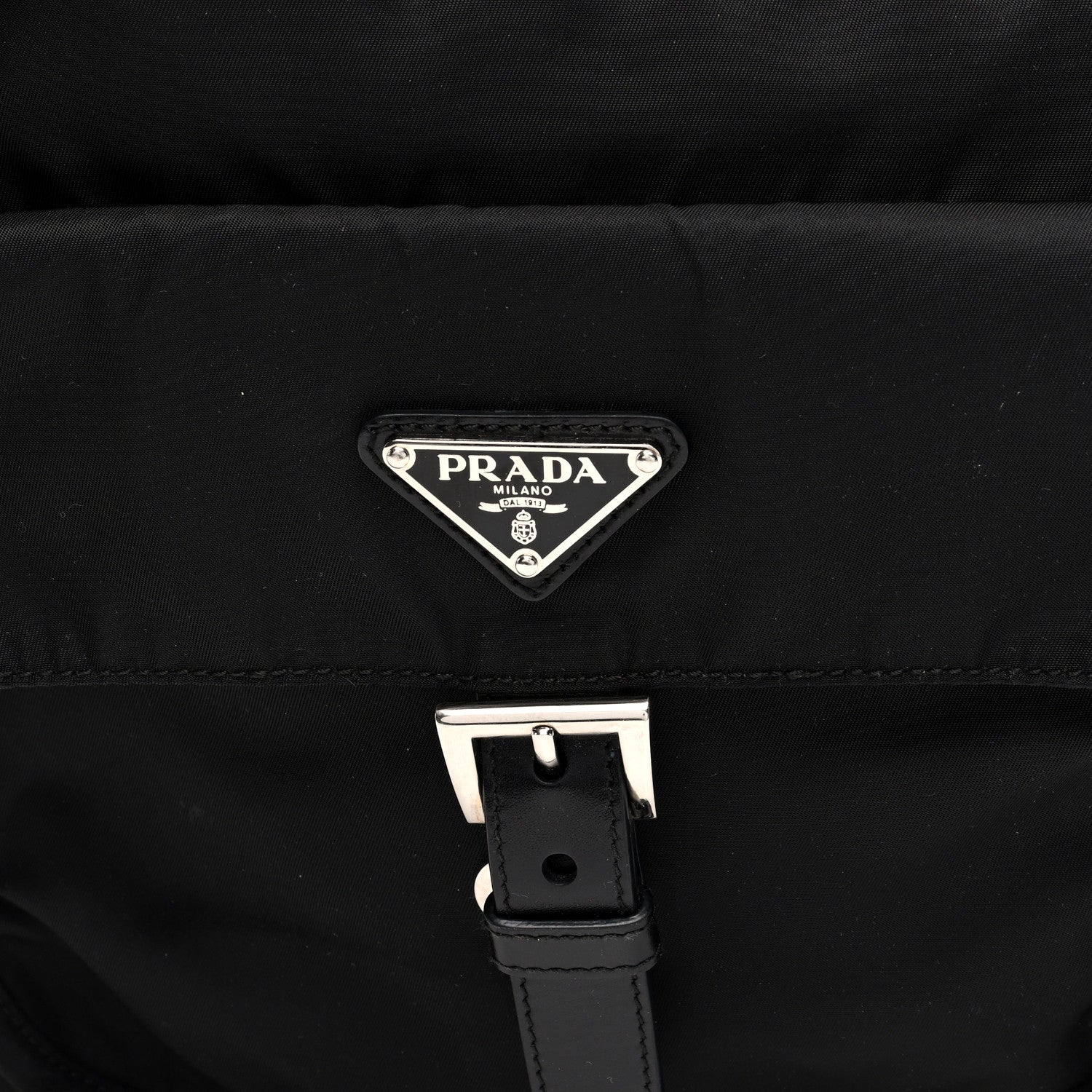 Prada Nylon Vela Sling Messenger Bag Black 7 of 9