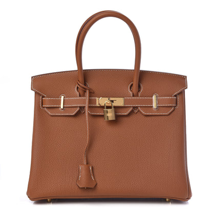 Hermes Togo Birkin 30 Gold 1 of 37