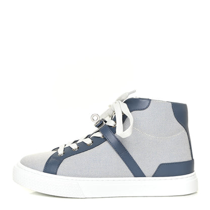 Hermes Canvas Calfskin Daydream Sneakers 36.5 Bleu Marine 1 of 13