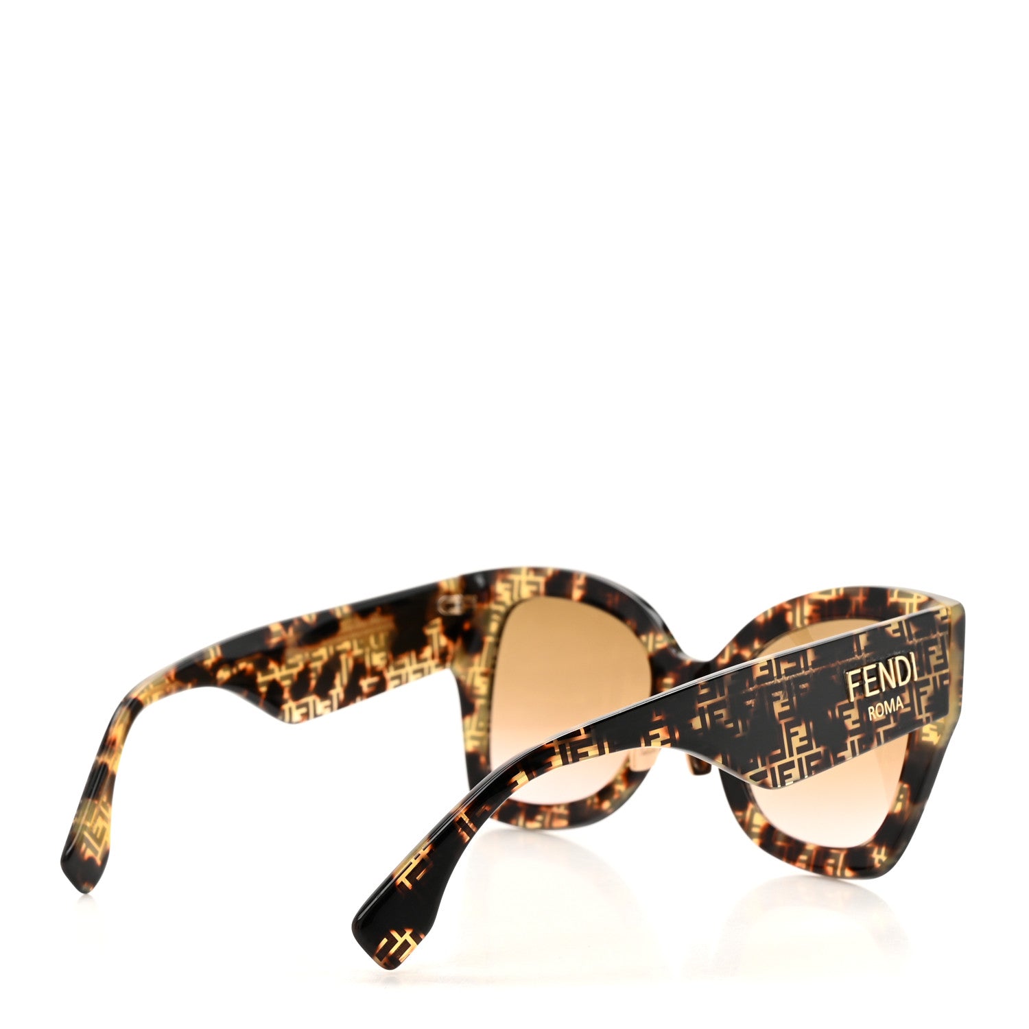 Fendi Acetate FF 53mm Sunglasses 0434/G/S Havana 4 of 7