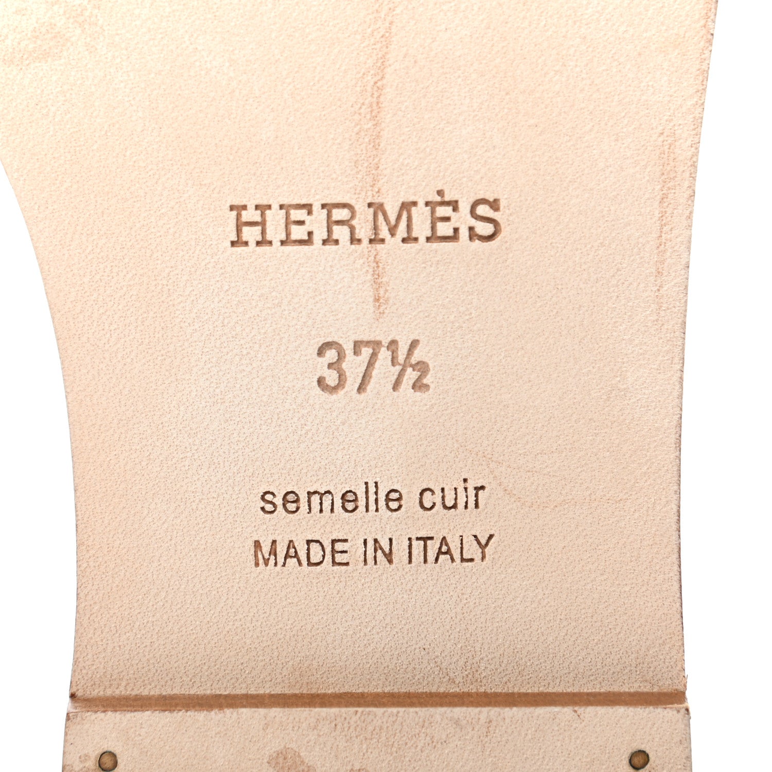 Hermes Lizard Oran Sandals 37.5 Ombre 6 of 8