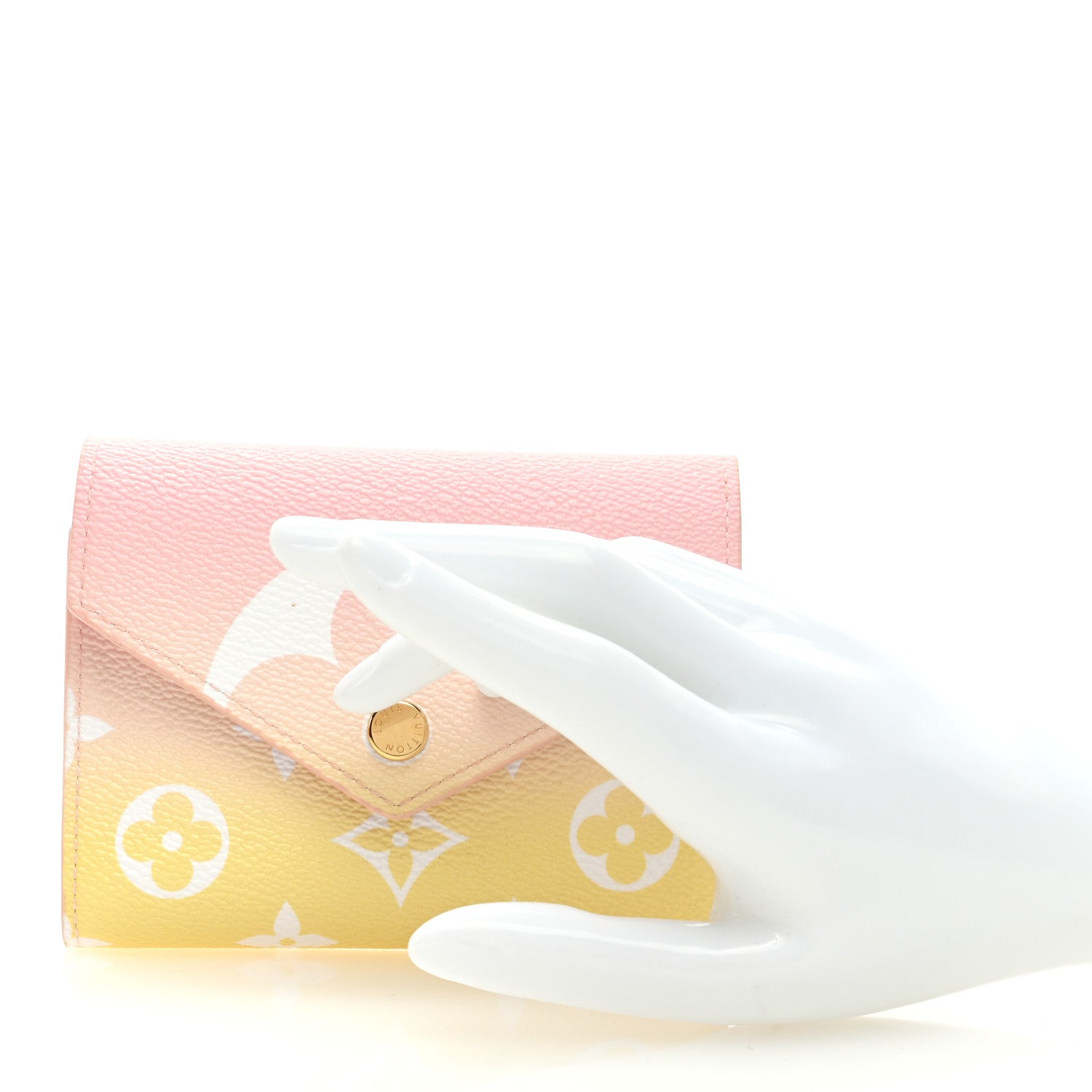Louis Vuitton LOUIS VUITTON Monogram Giant By The Pool Victorine Wallet Light Pink 2 of 7