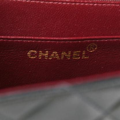 Chanel Lambskin Quilted XL Jumbo Single Flap Black 8 of 10