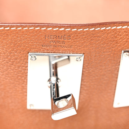 Hermes Natural Barenia Faubourg Hac A Dos PM Backpack Fauve 6 of 12