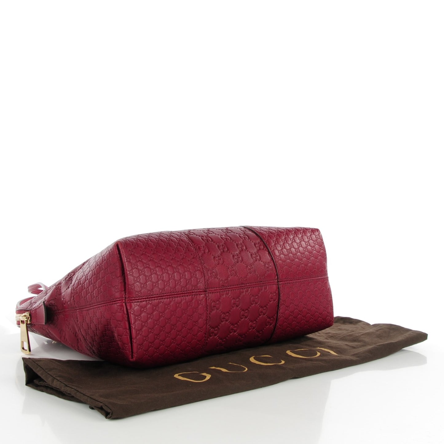 Guccissima Medium Bree Shoulder Bag Classic Ruby