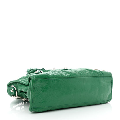 Balenciaga Agneau Classic Silver Hardware S City Magic Green 4 of 13