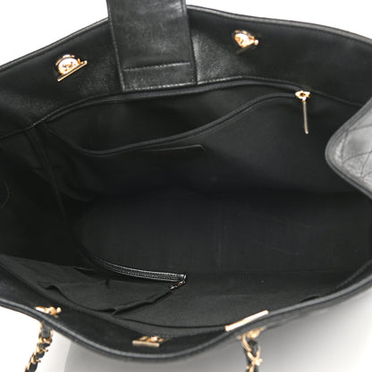 Chanel Caviar Quilted Large Shopping Tote Black 5 of 10