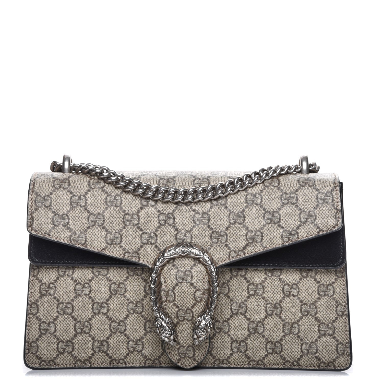 Gucci GG Supreme Monogram Small Dionysus Shoulder Bag Black 1 of 7