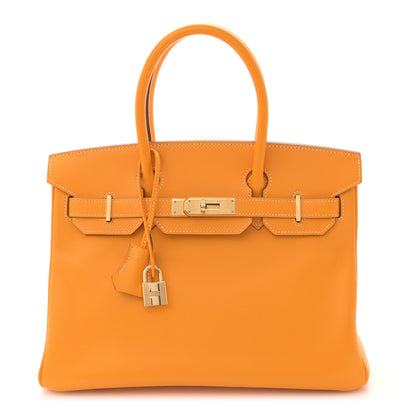 Hermes Epsom Candy Birkin 30 Jaune D'Or Feu 1 of 11