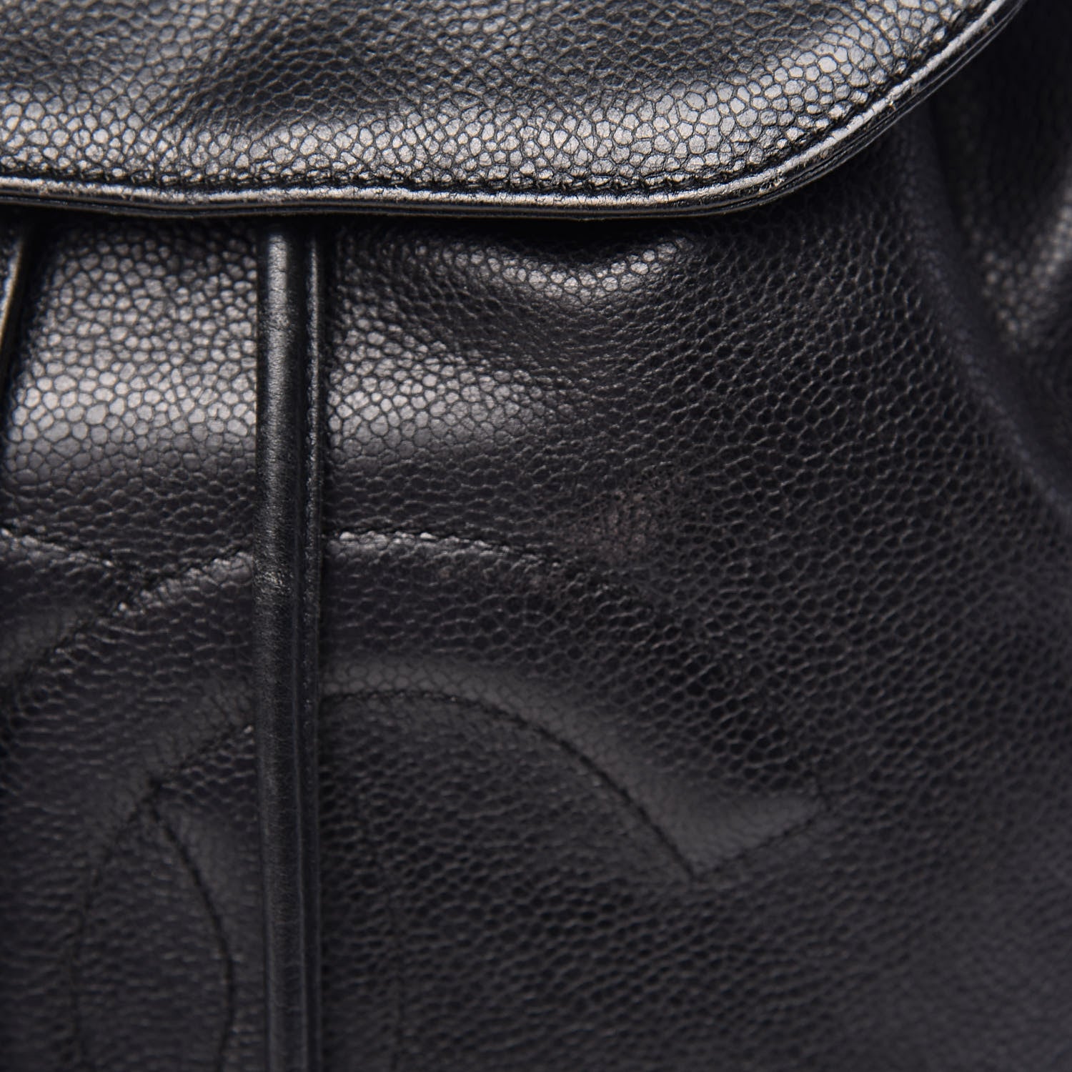 Chanel Caviar CC Backpack Black 24 of 29