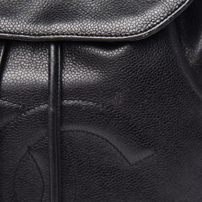 Chanel Caviar CC Backpack Black 24 of 29