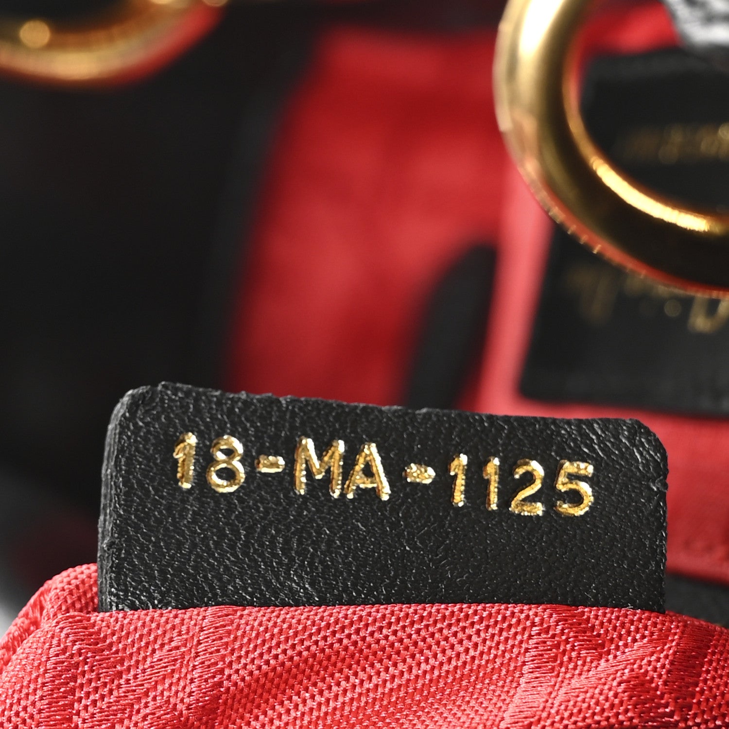 Christian Dior Lambskin Cannage Mini Lady Dior Black 7 of 10