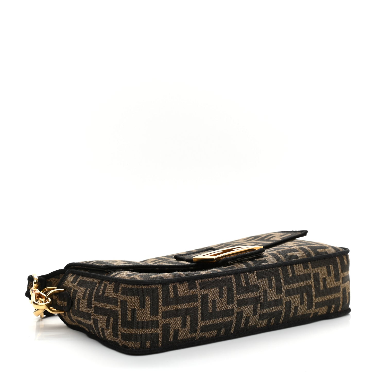 Fabric Jacquard FF 1974 Medium Baguette Tobacco Moro Black