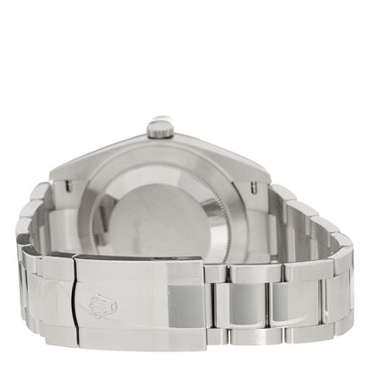 Rolex Stainless Steel 41mm Oyster Perpetual Datejust Watch Slate 126300 3 of 4