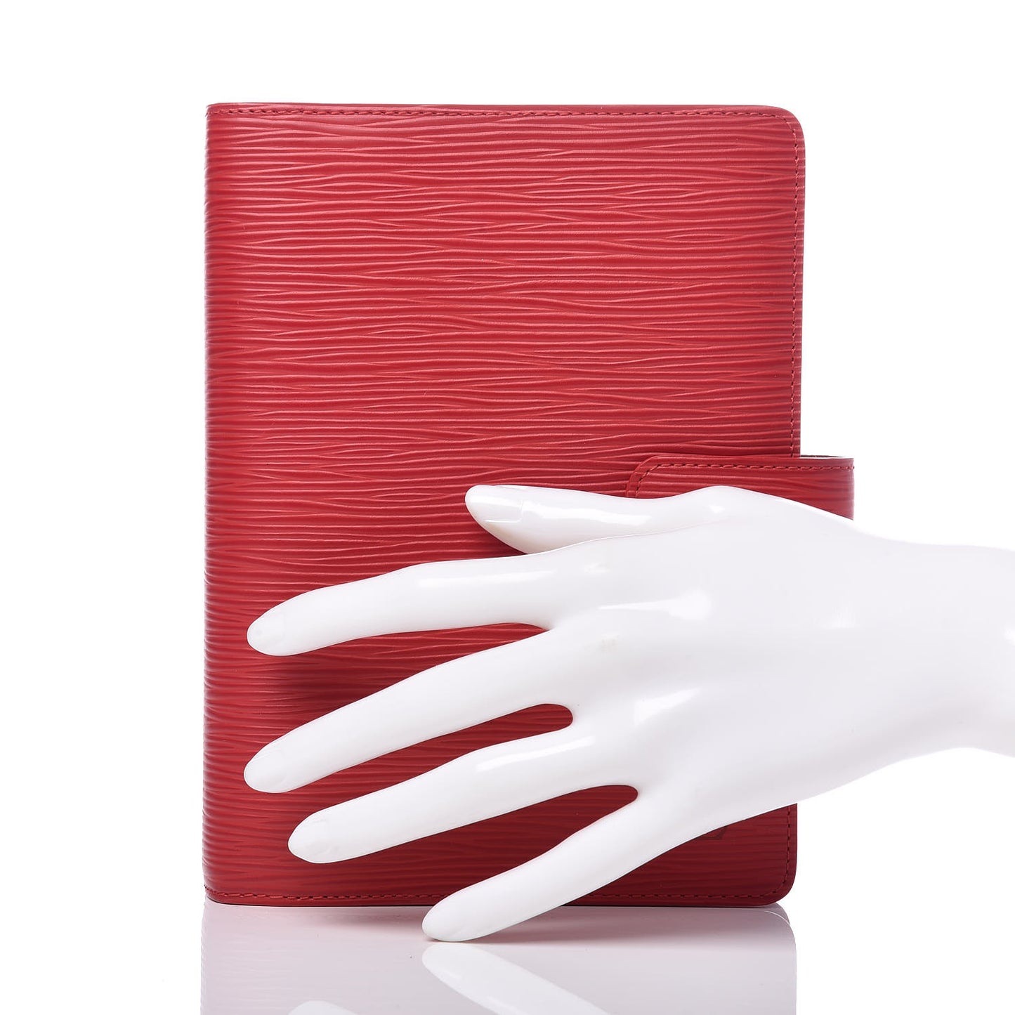 Epi Medium Ring Agenda Cover Rouge