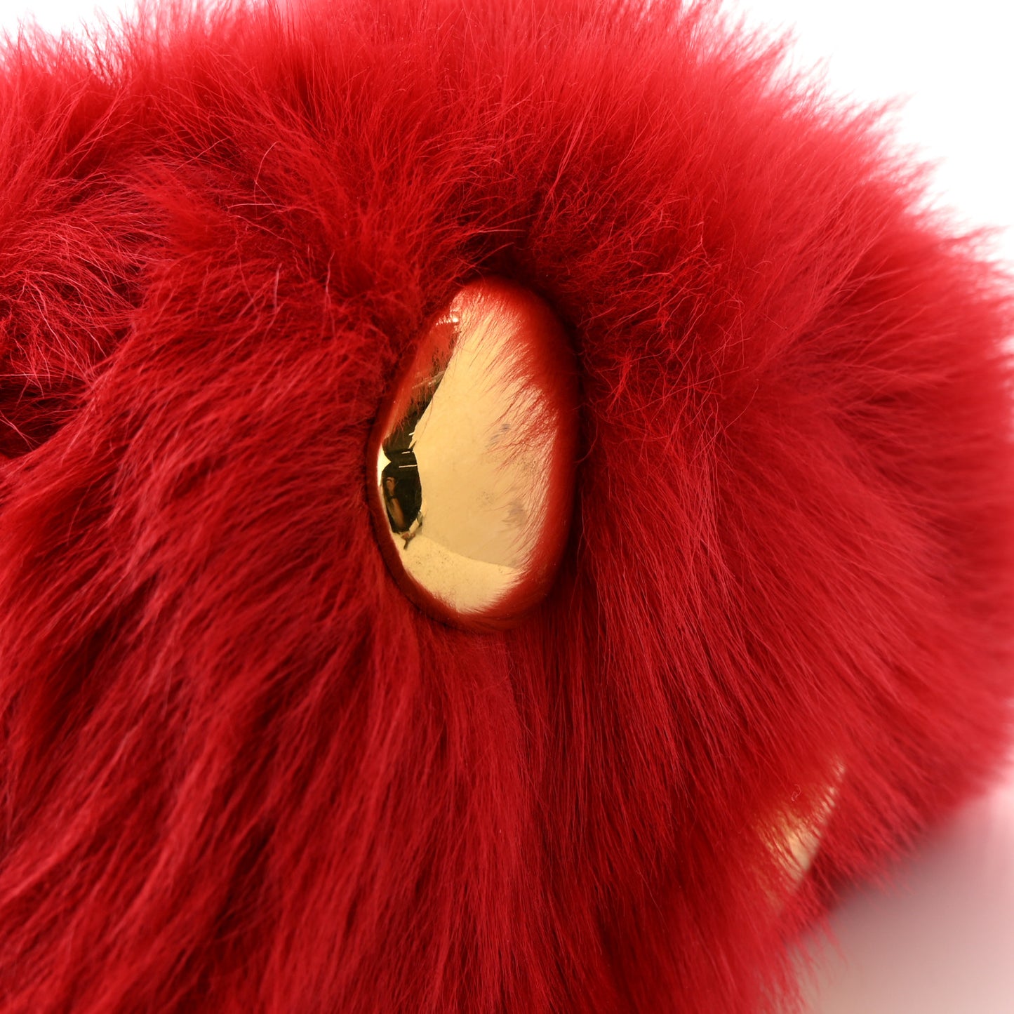 Shearling Lambskin Embellished The Mini Pouch Apple Candy