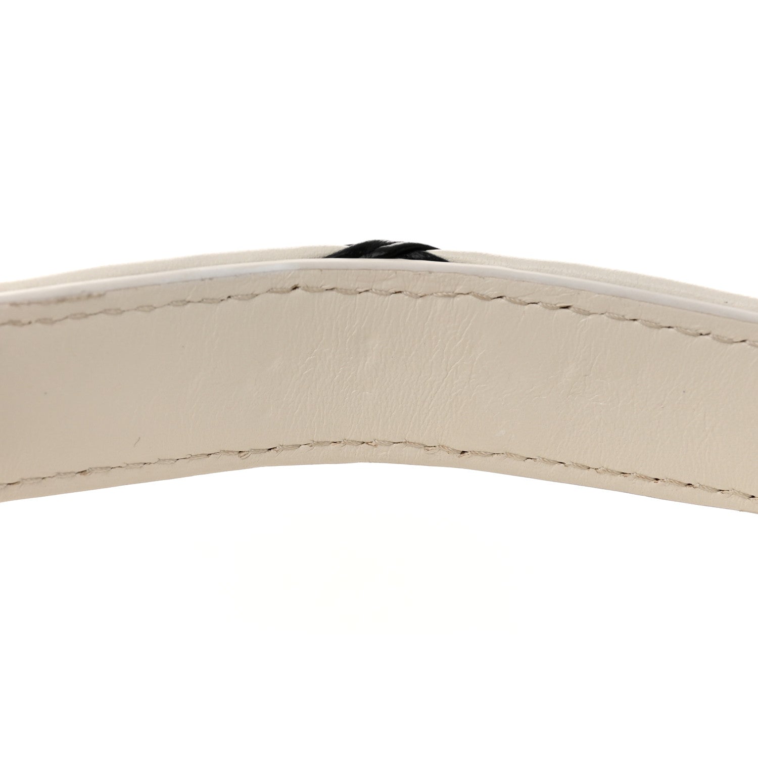 Louis Vuitton Lambskin Malletage Top Handle GO-14MM White Black 12 of 12
