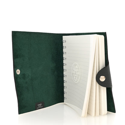 Hermes Togo Ulysse PM Notebook Cover Vert Cypress 5 of 9