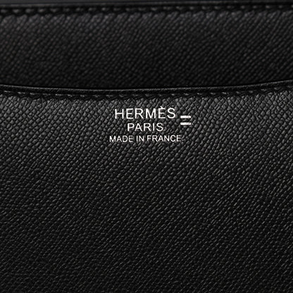 Hermes Grained Monsieur Lizard Constance 24 Black Ombre 6 of 9