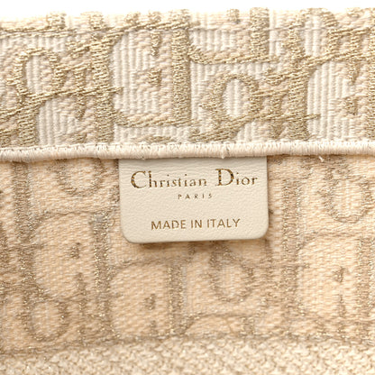 Christian Dior Oblique Medium Book Tote Gold Multicolor 6 of 11
