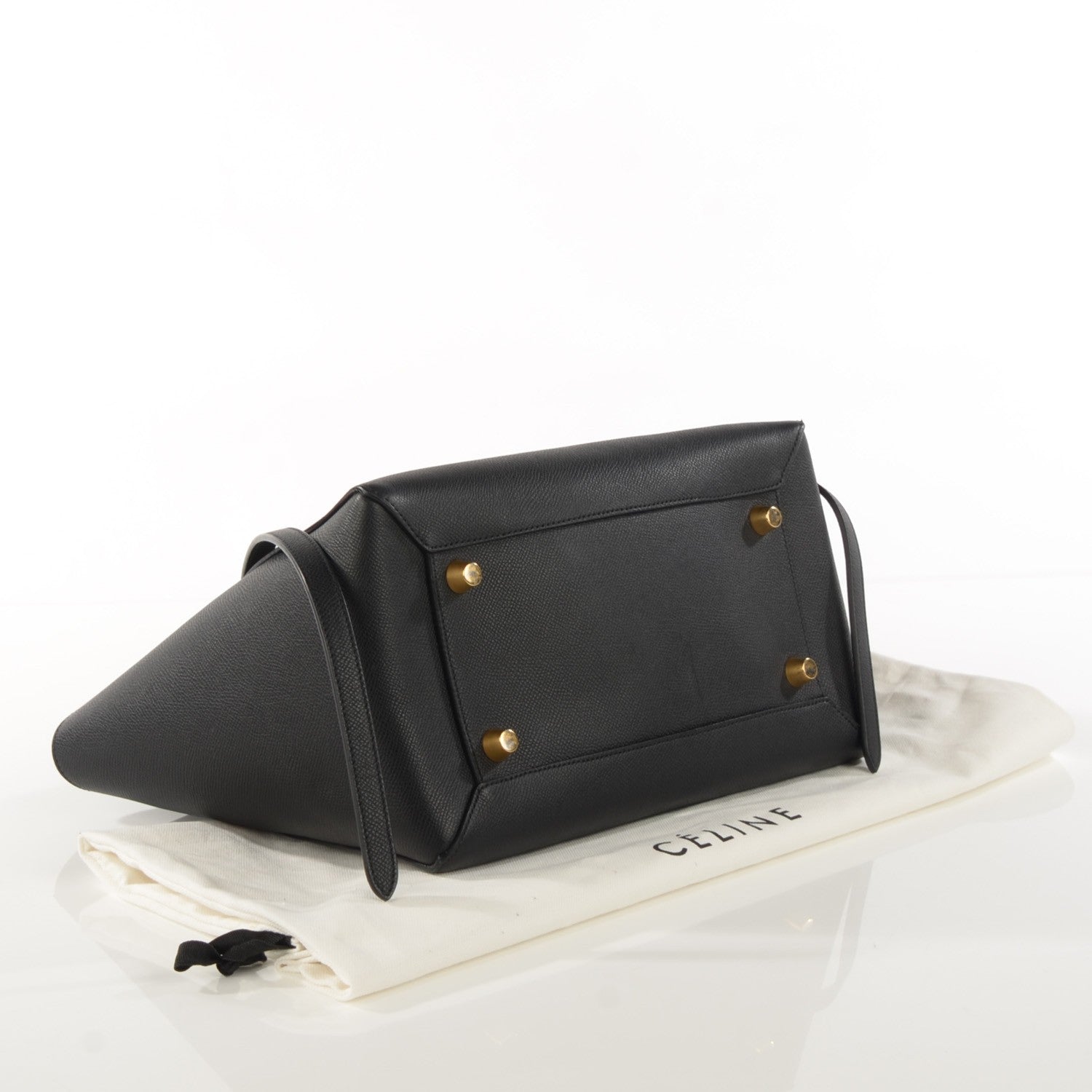 Celine Grained Calfskin Mini Belt Bag Black 4 of 7