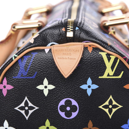 Louis Vuitton Monogram Multicolor Speedy 30 Black 6 of 8