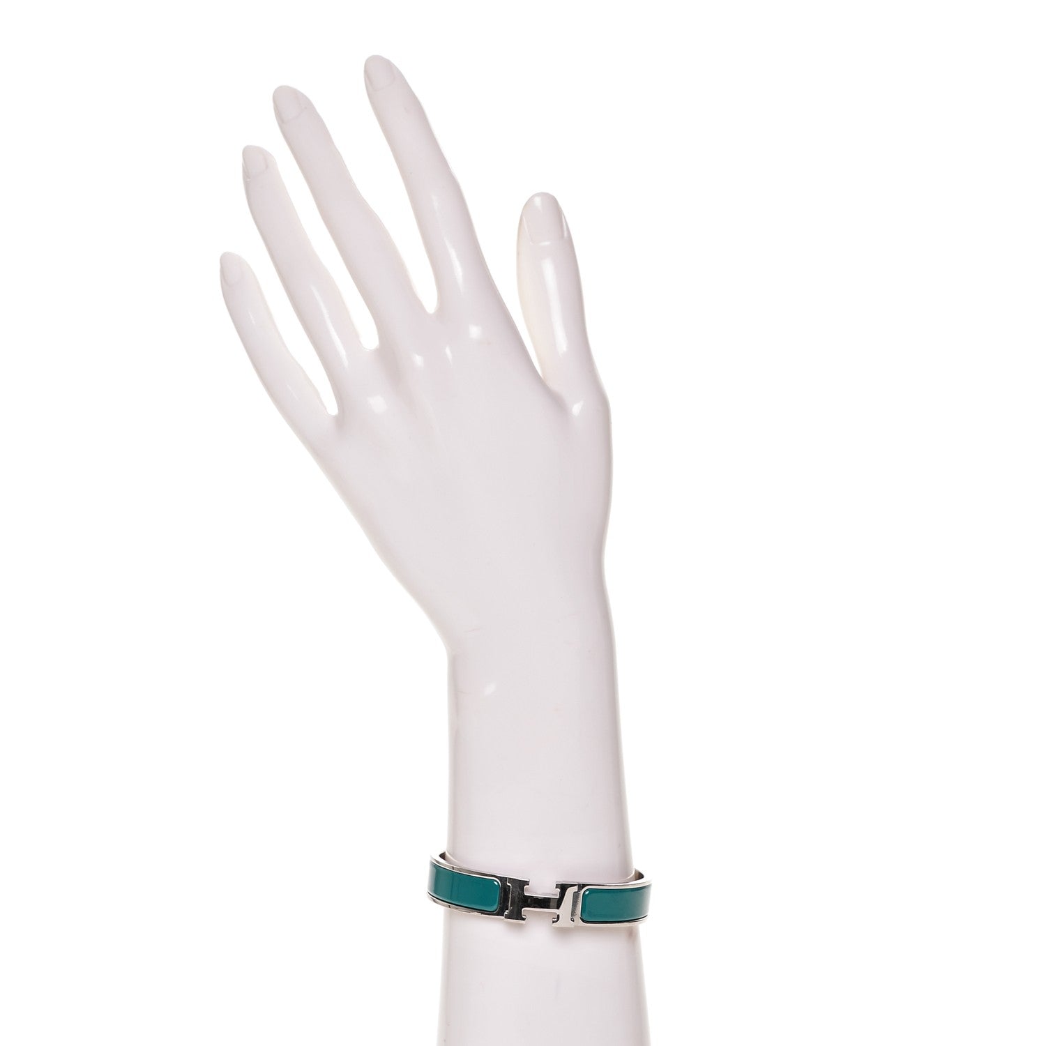 Hermes Enamel Narrow Clic Clac H Bracelet PM Veronese 2 of 8