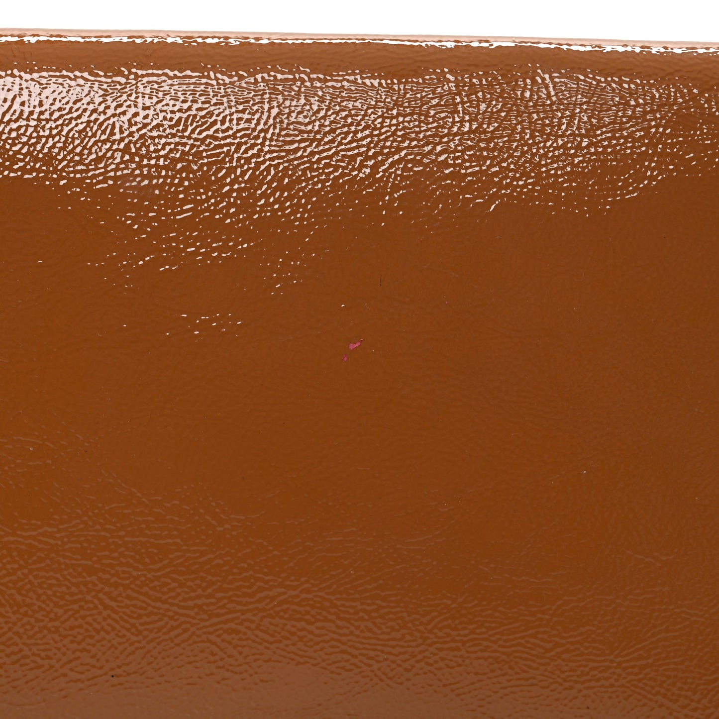 Textured Patent Calfskin Monogram Large Belle De Jour Clutch Beige