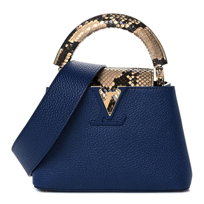 Louis Vuitton Taurillon Python Capucines Mini 1 of 9