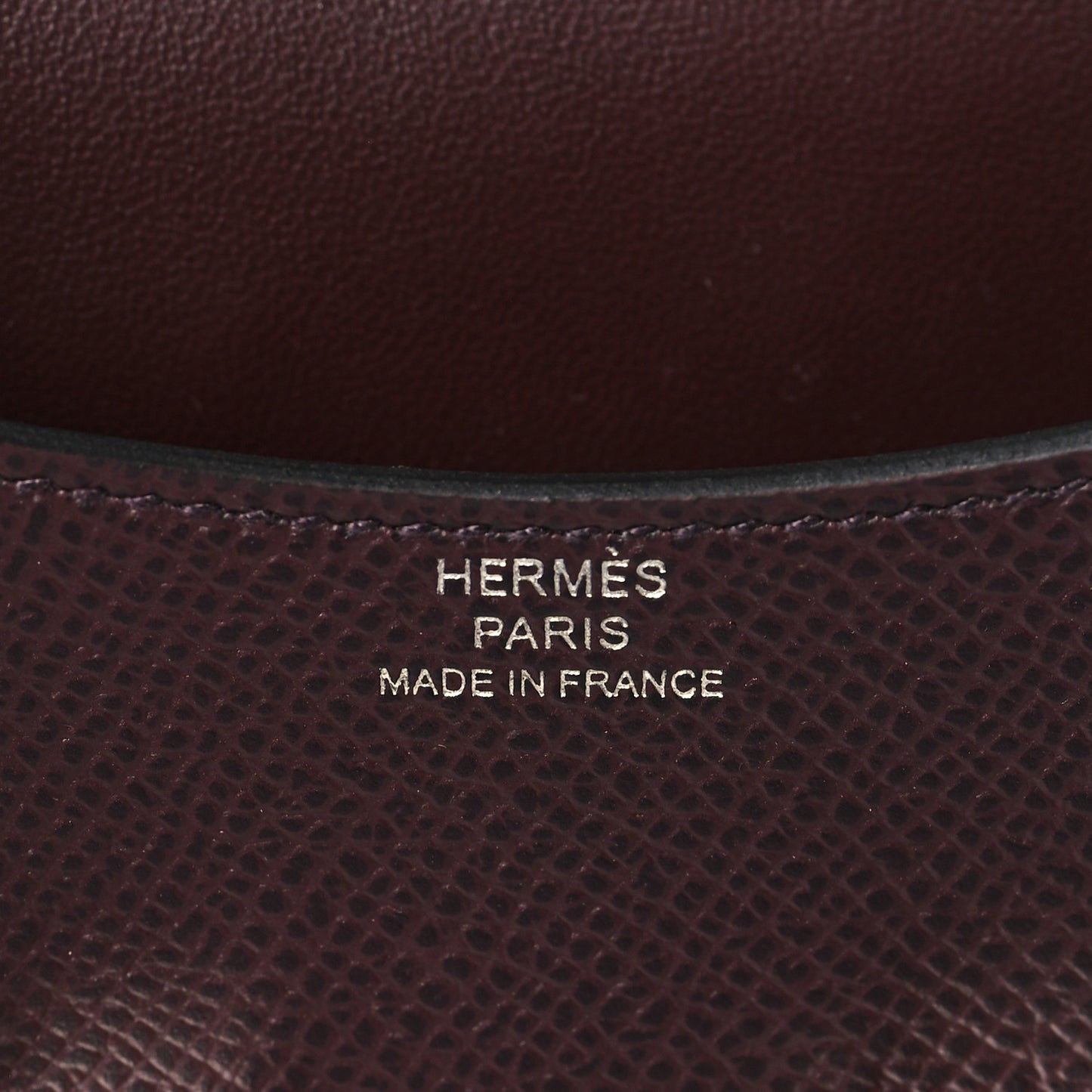 Epsom Enamel Constance Slim Wallet Rouge Sellier Framboise
