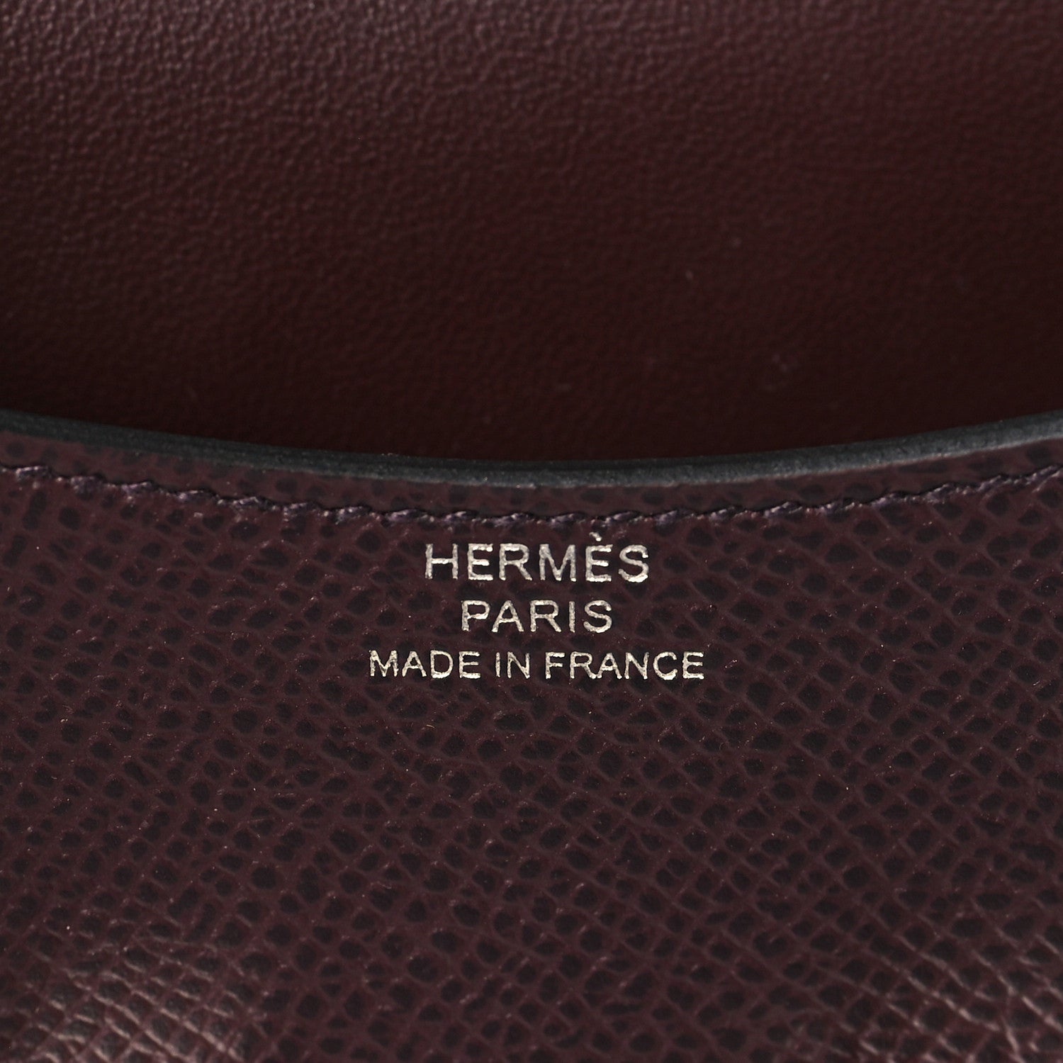 Hermes Epsom Enamel Constance Slim Wallet Rouge Sellier Framboise 7 of 10